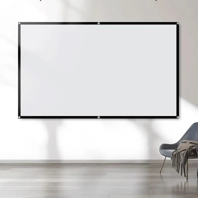 For Testing High Gain Contrast 100 Inch 120 Inch Milk Silk Material 4K ALR Anti Light Electronic Projector Screen Fabric