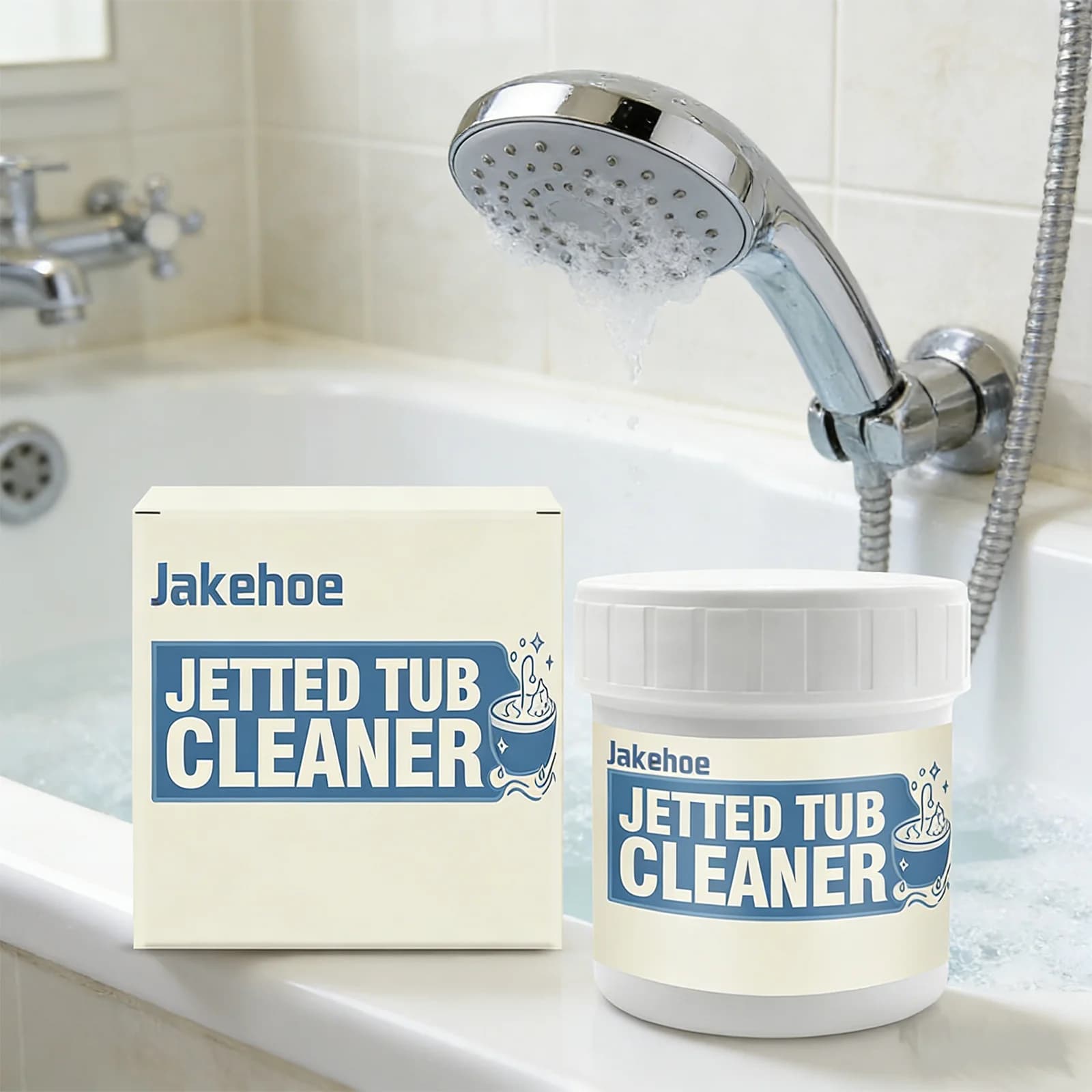 Pastiglie per la Pulizia della Vasca da Bagno, Detergente per Vasche, Rimuovi Calcare, Rinnovatore, Potenza Ossigeno, Manutenzione Jacuzzi, Ripristino Lucentezza, 12 pz