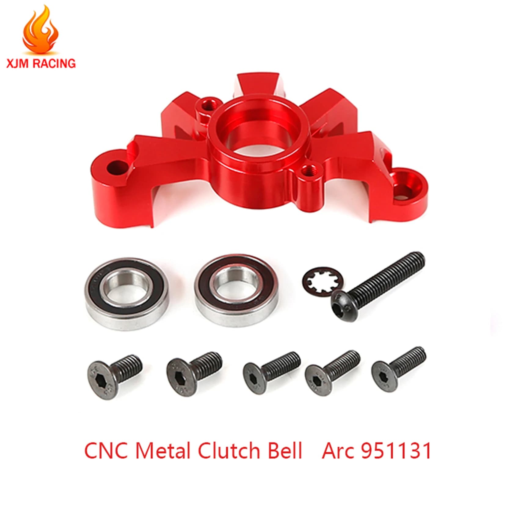 Metal Cnc Friction Metal Tripod Fitting Bell for Auto Rc 1/5 HPI ROFUN BAHA KM Rovan Baja 5b 5t 5sc Toys Parts
