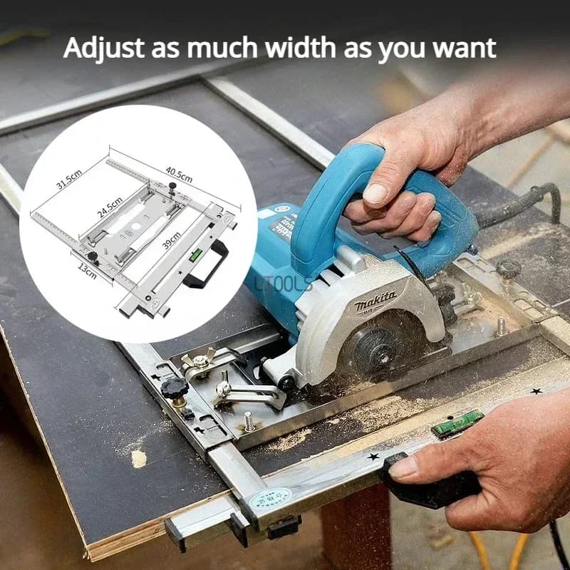 Woodworking Panel Cutting Machine Electric Circular Saw Holder Cutting Guide Slitting on Track Fast Positioning Machine For Support Panels