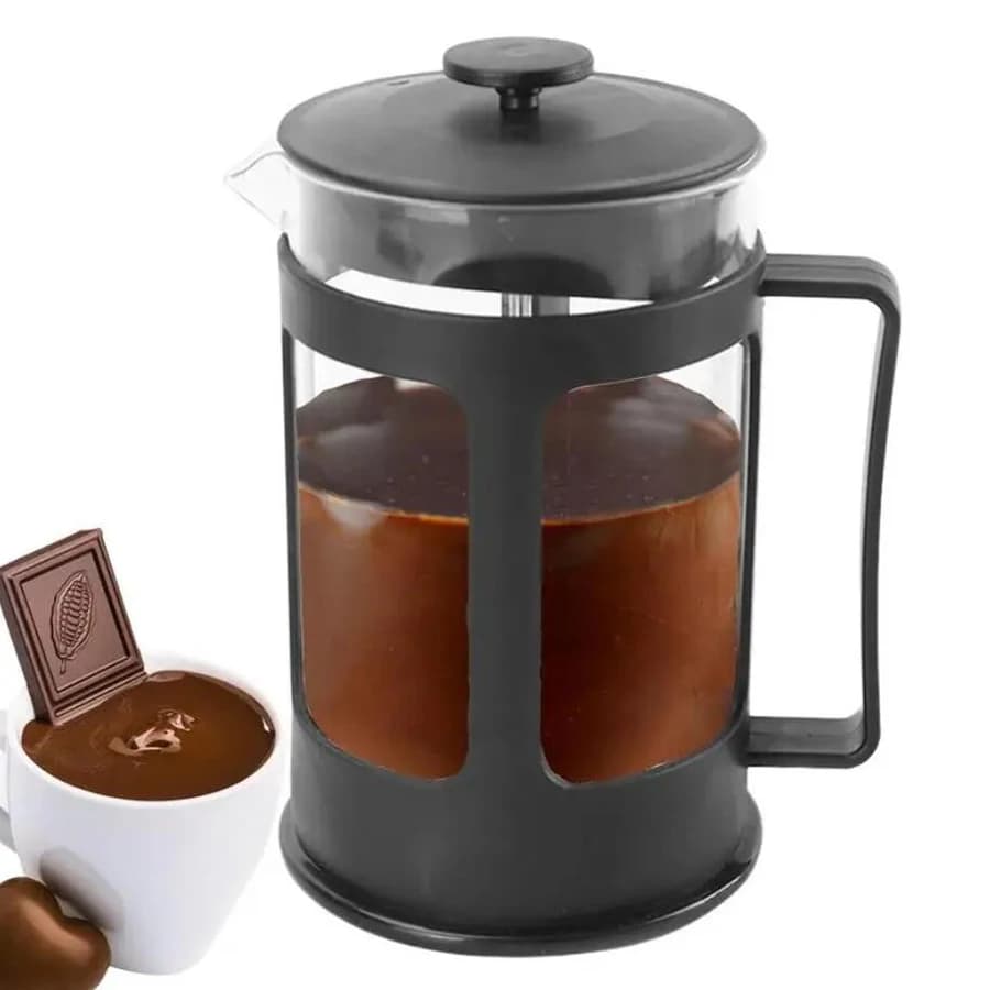 Stainless steel tea and coffee machine with multifunctional anti-rust heat resistant filter with handle to prepare coffee