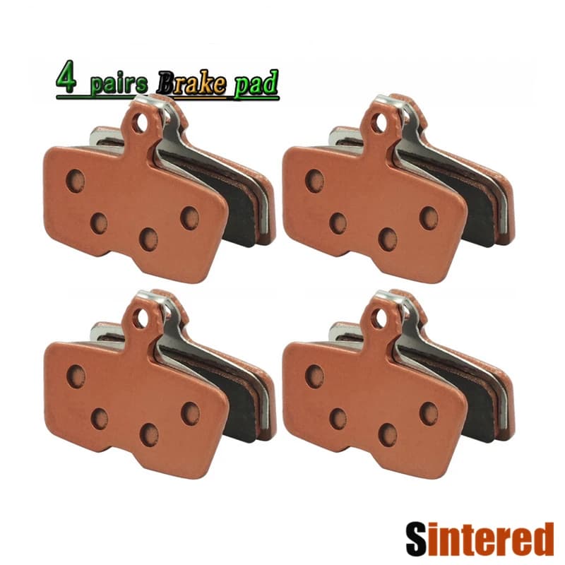 DELT 4 paia di pastiglie freno a disco per bicicletta, per codice R, 011-2014, montagna, MTB, E-BIKE, sinterizzate, parti