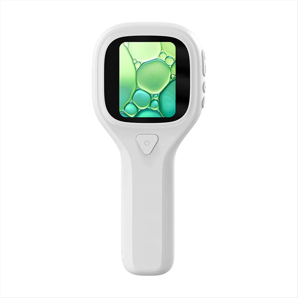 Lente d'ingrandimento per microscopio digitale portatile A002 con luci a LED, schermo USB da 2,0 pollici, ispezione tessile con stampa chip bianca