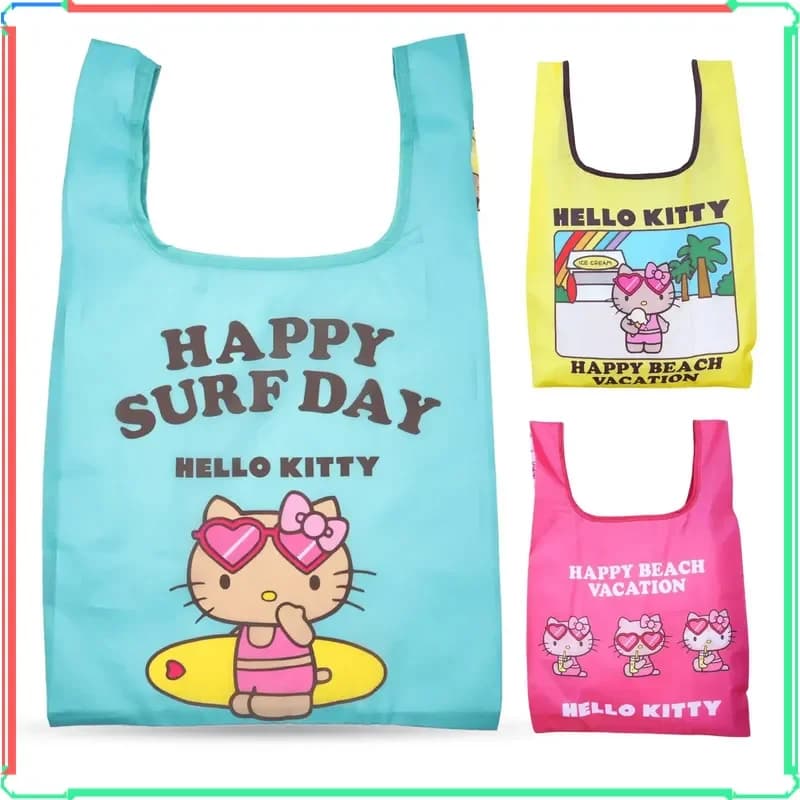 Nuova Borsa Pieghevole Hawaii Kt Cat 2026, Borsa Hello Kitty, Borsa a Tracolla per Studenti, Borsa Bento, Borsa per la Spesa, Regali per Ragazze, Vendita Calda