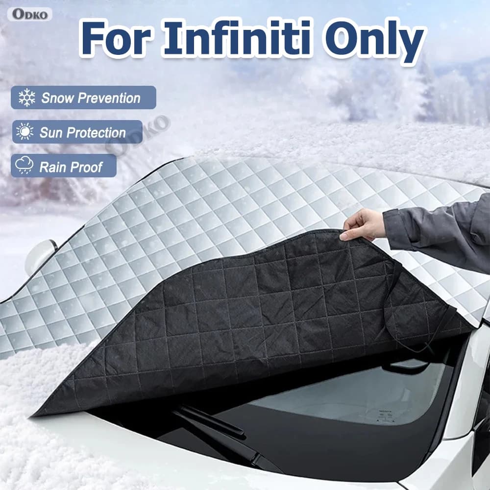 Parasole Anteriore per Auto Infiniti EX35 FX35 G35 I35 Q45, Protezione da Neve, Copertura Impermeabile