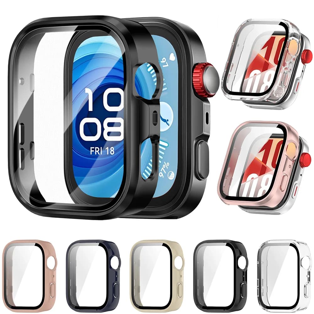 Vetro temperato + custodia per Huawei Watch Fit 4 Pro Cover All-Around PC Custodie proteggi schermo paraurti per accessori Huawei Fit 4