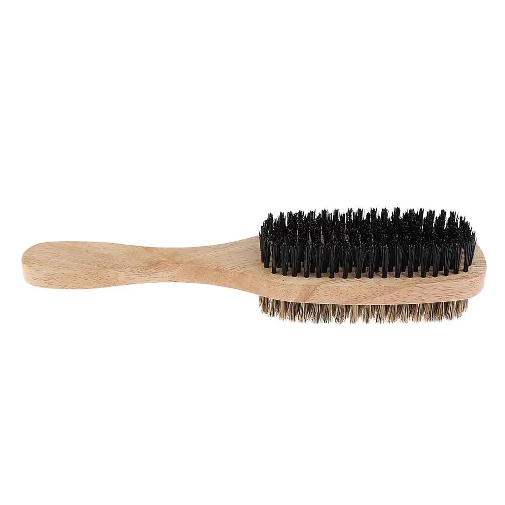 Beard Trimmer Cleaning Brush Nylon Bristles for Men Mustache Styling Club Grooming Hair Set Brush for Professional Salon Use