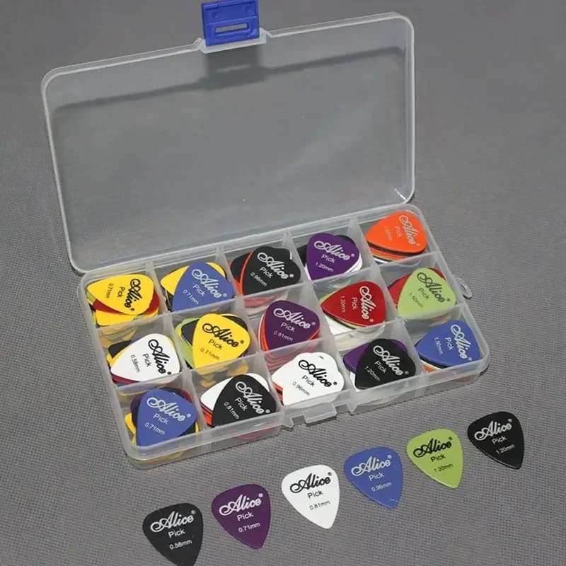 6/10/20/30 pz Acustica Elettrica 6 Spessore Pick Bag Plettri per Chitarra Assortiti Plettri