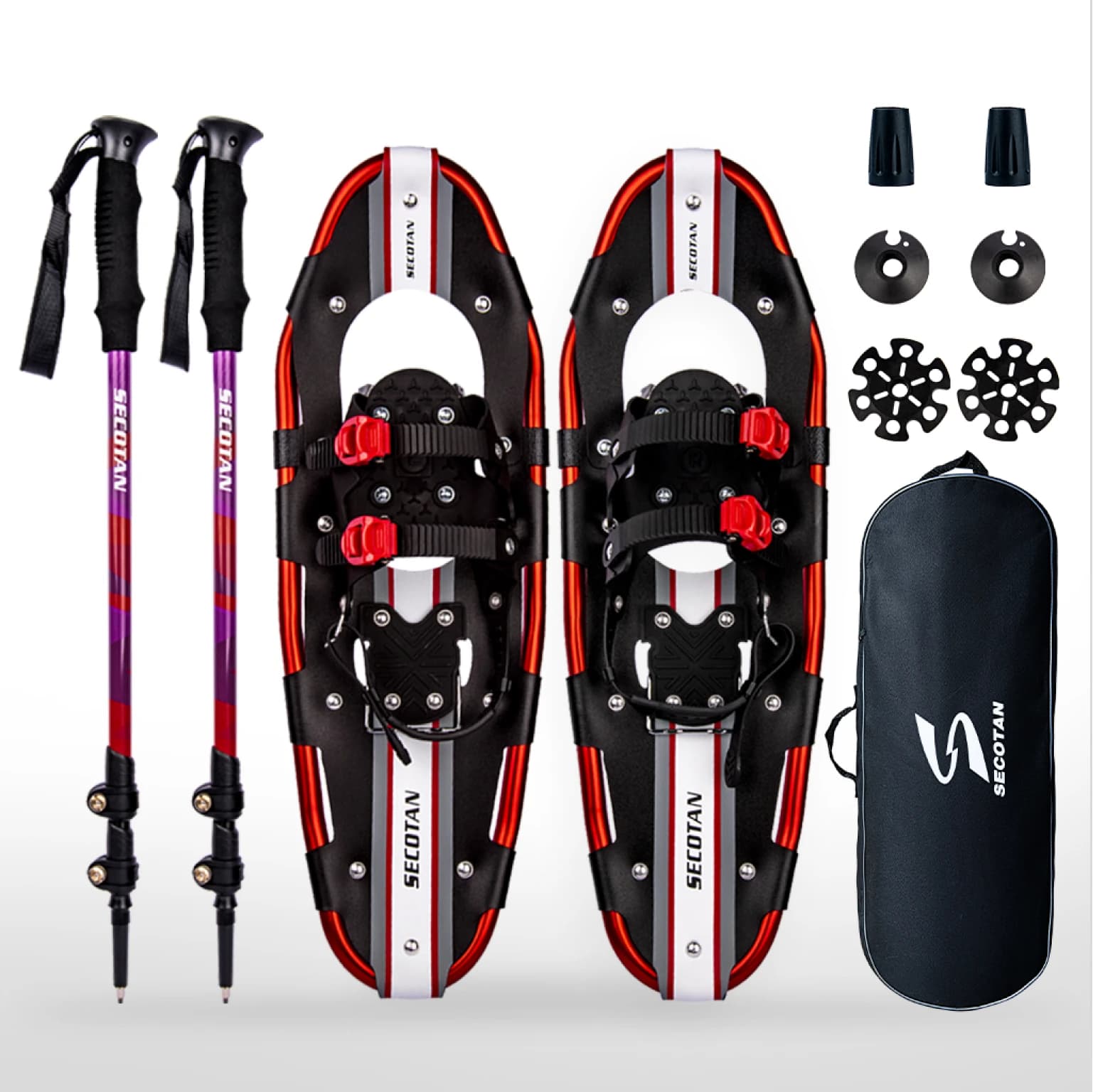 2023 Snowshoes with trekking poles Customization Aluminum Walk Winter Hiking