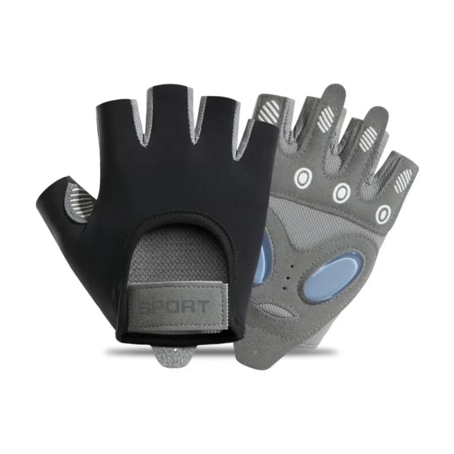Women Mesh-Fingerless-Workout-Gloves, Breathable-Cycling-Gym Lightweight-Sport-Gloves with Non-Slip