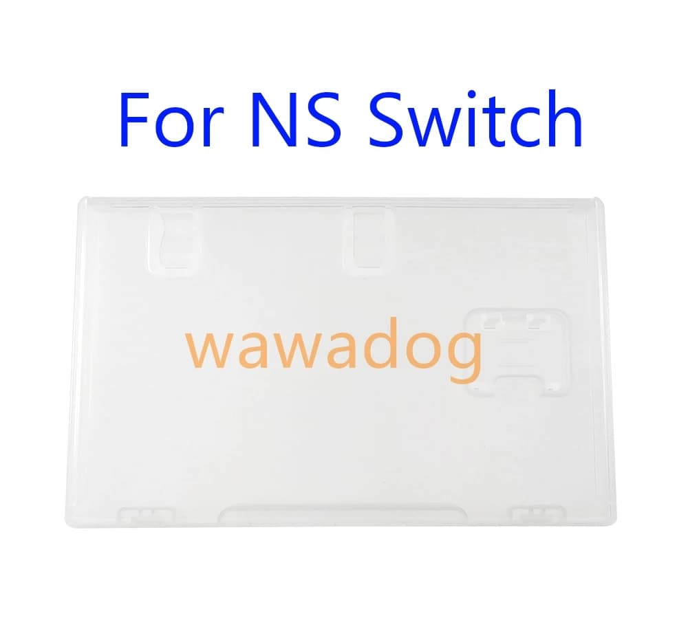 10 Pezzi Custodia Protettiva Trasparente in PP per Schede di Gioco Nintendo Switch con Supporto per Libretto e Scomparto per Cover Inseribile