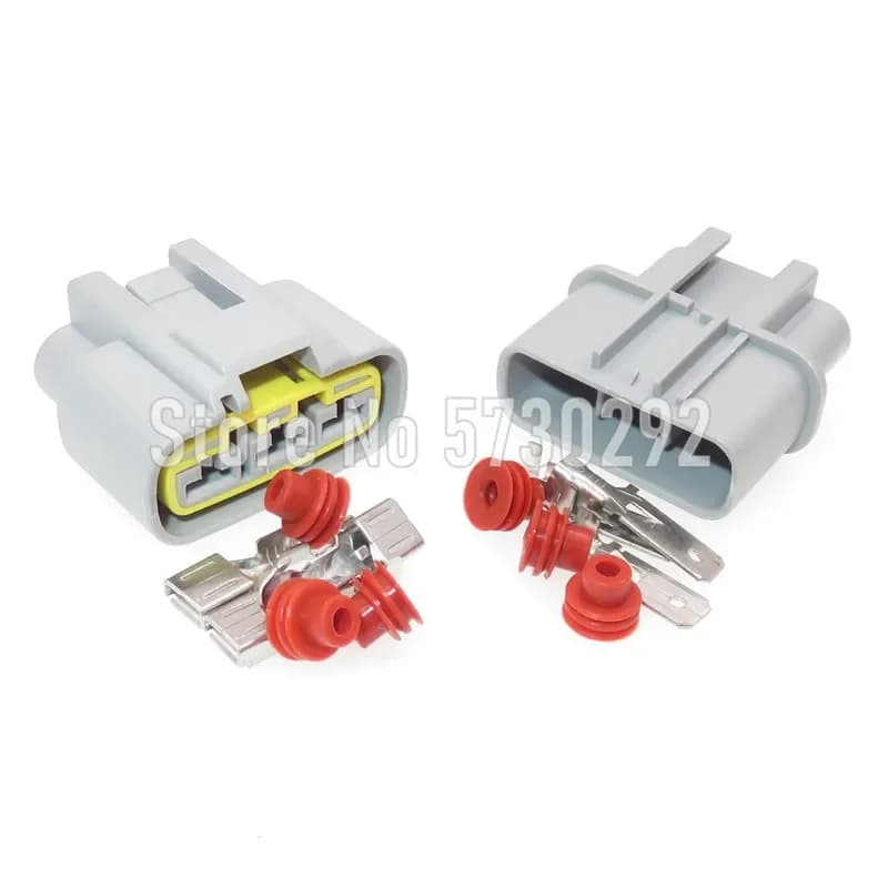 Connettore Impermeabile 3P QLW-A-3F-B QLW-A-3F-GR Presa Elettrica Sigillata per Auto Spina per Cavo Ventilatore