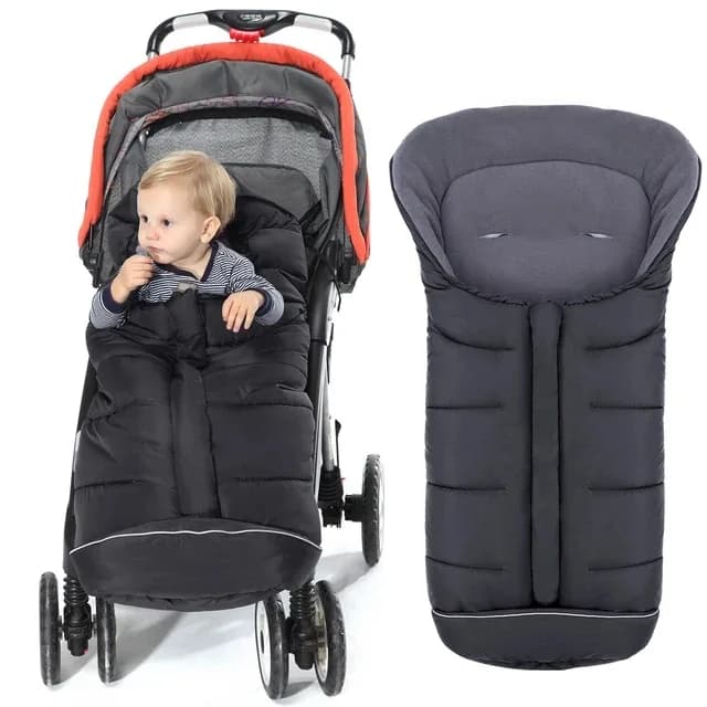 Stroller Cushion Universal Foot Cover Winter Outdoor Thickened Baby Sleeping Bag Envelope Warm Sleeping Bag Newborn Windproof
