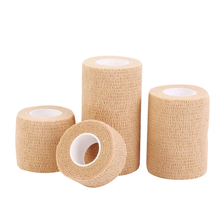 1/5 Rotoli Benda Elastica Adesivo Medico 2.5/5/7.5/10cm * 4.5m Sport Nastro Traspirante Protezione Sportiva Per Il Polso Caviglia di Primo Soccorso
