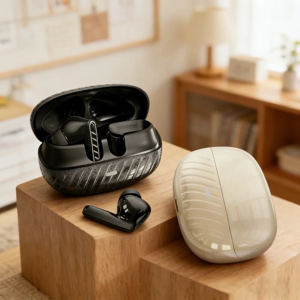 New Wireless TWS Headphones with Touch Control, Low Latency, Noise Reduction, HD Calls, Bluetooth Sports Headphones