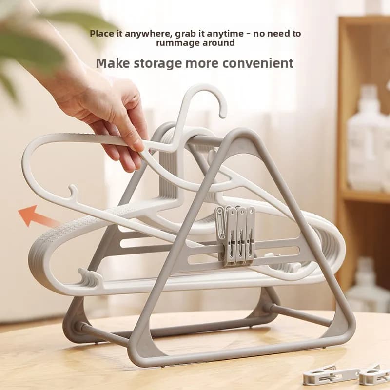 Multifunctional clothes hangers organizer for home, balcony holders with clothes clip, space saving solution