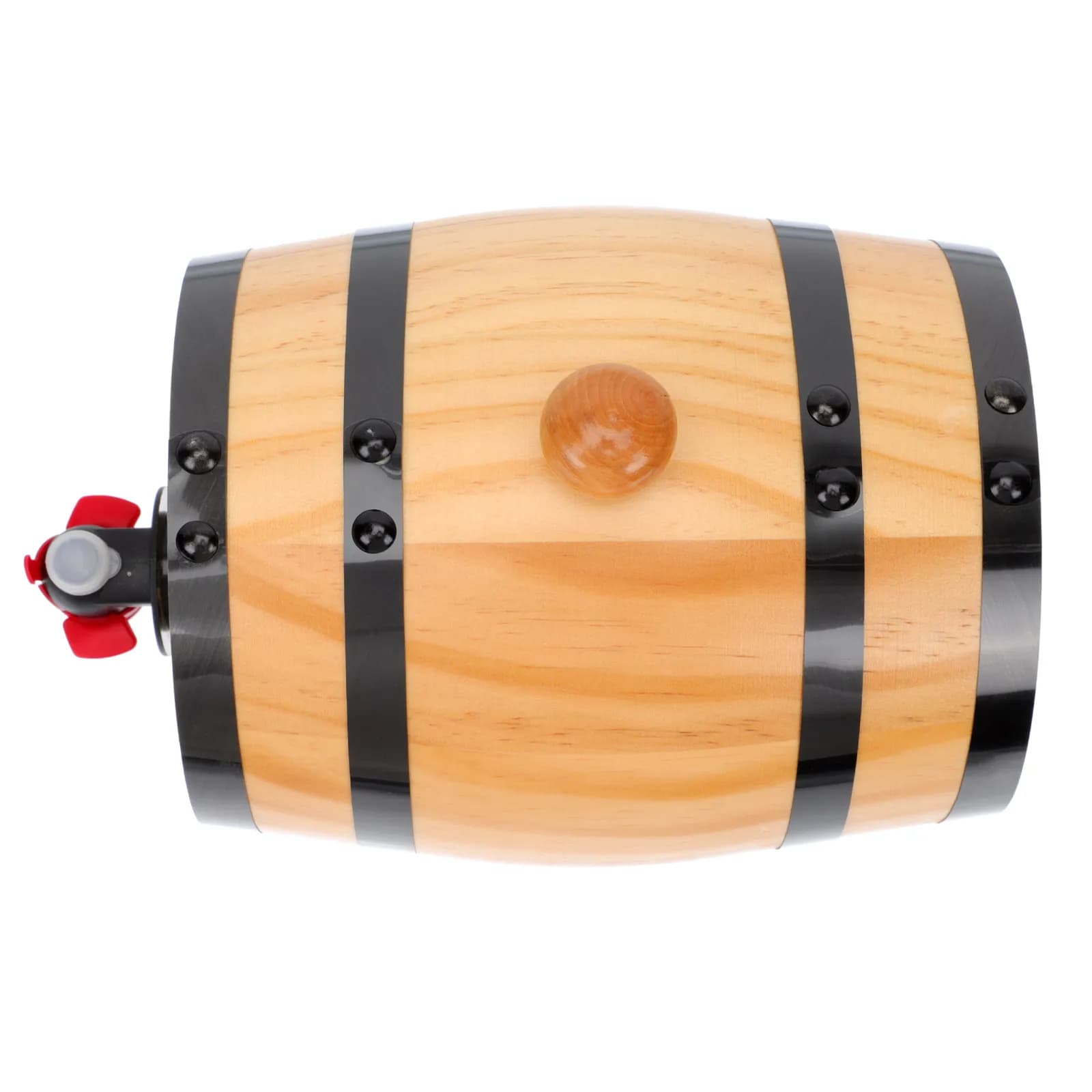 Secchio per Vino in Legno di Quercia, Decorativo per Casa, Cucina, Bar, Ristorante, Festa, Contenitore per Birra e Vino Rosso