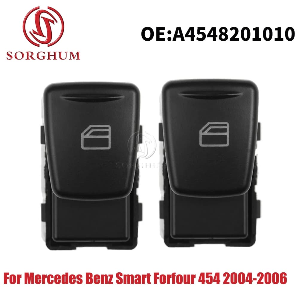 SORGHUM A4548201010 4548201010 Pulsante interruttore alzacristallo elettrico per Mercedes Benz Smart Forfour 454 2004 2005 2006