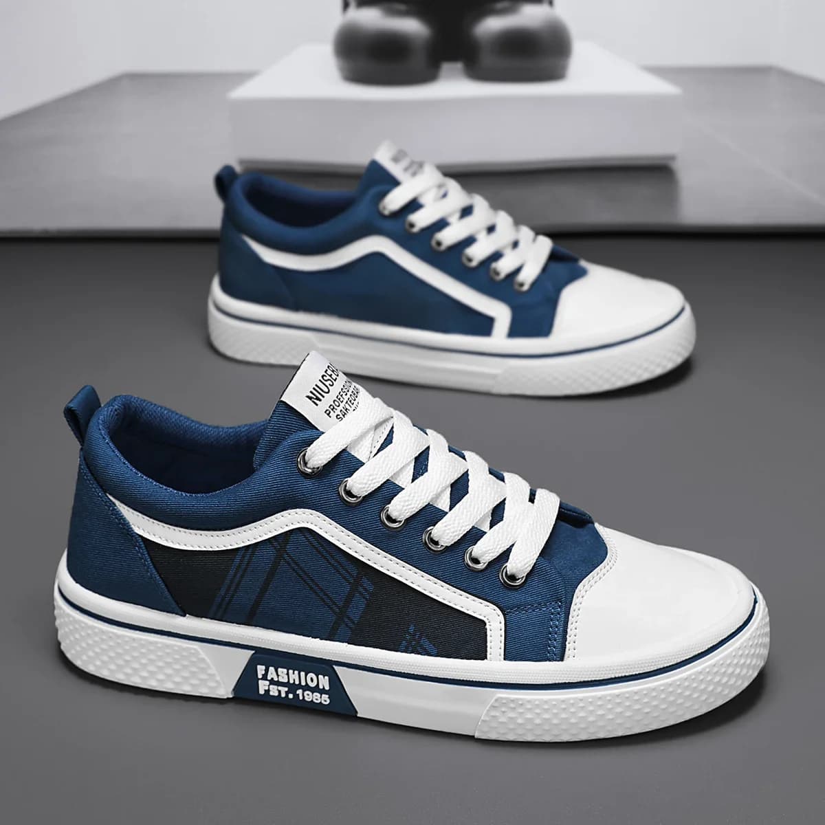 Nuove Scarpe Casual Sportive in Tela da Uomo per Escursionismo, Stile Urbano alla Moda, Taglie Grandi, Comode Scarpe in Tela da Uomo
