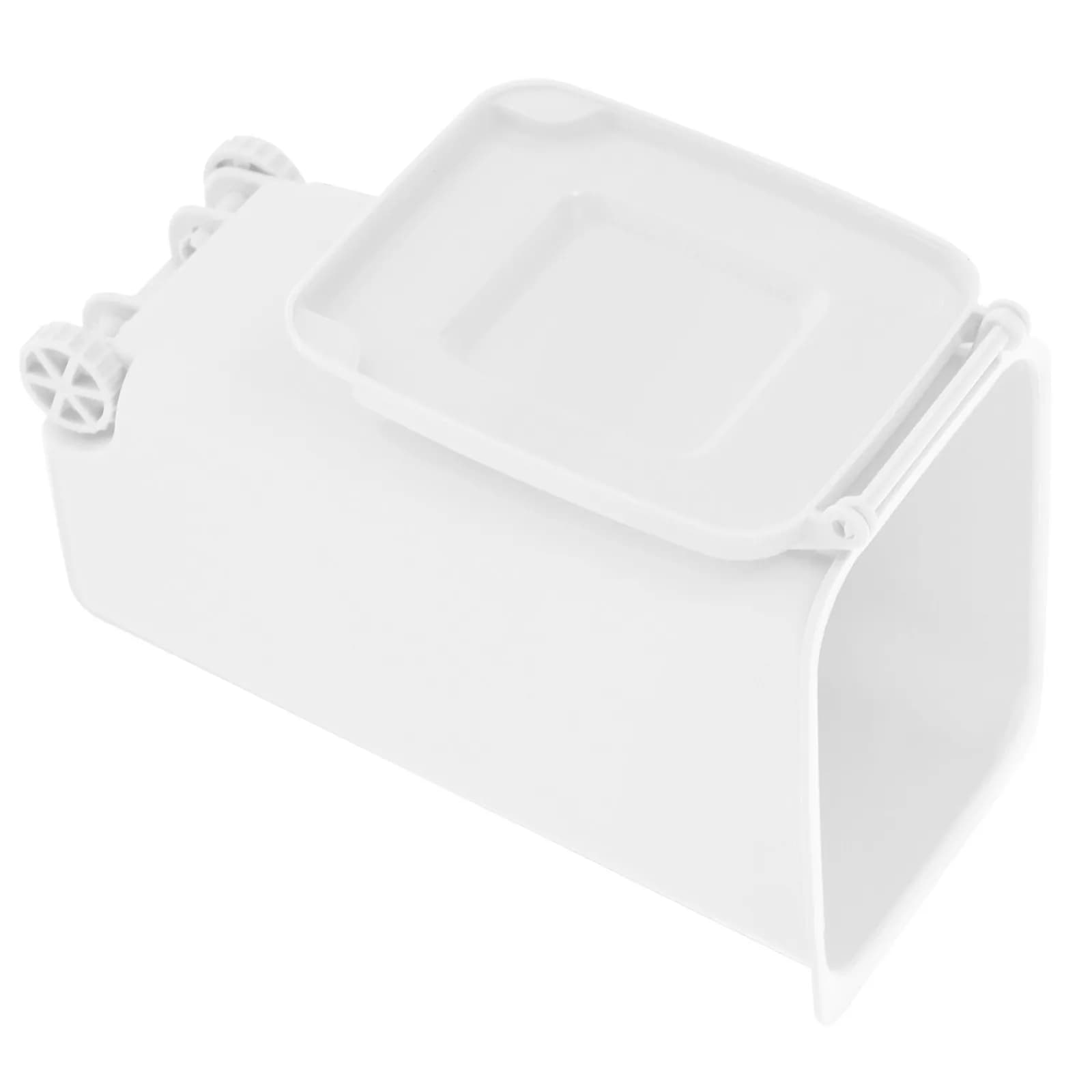 Mini Cestino da Scrivania Compatto in PP, Contenitore per Rifiuti con Coperchio, Piccolo Bidone della Spazzatura per Studio, Cucina, Comodino