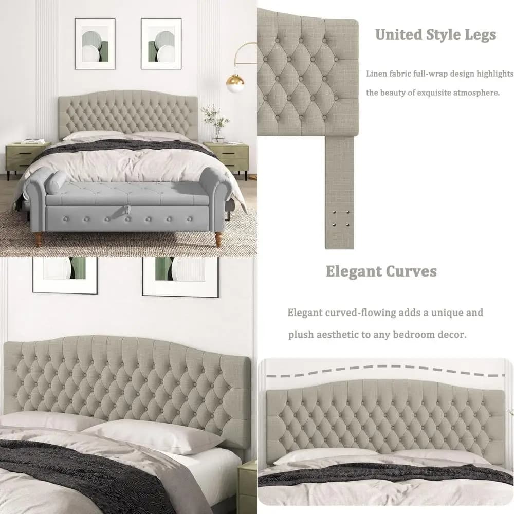 Solo base letto king size, base imbottita king size o letto regolabile con struttura in tessuto, montaggio a parete con gambe in legno massello
