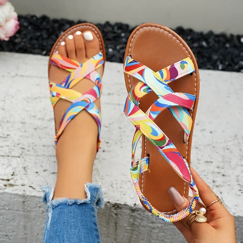 Nuovi Sandali Estivi da Donna 2026, Scarpe Casual Leggere e Comode, Ciabatte da Passeggio, Sandali da Spiaggia, Infradito 43