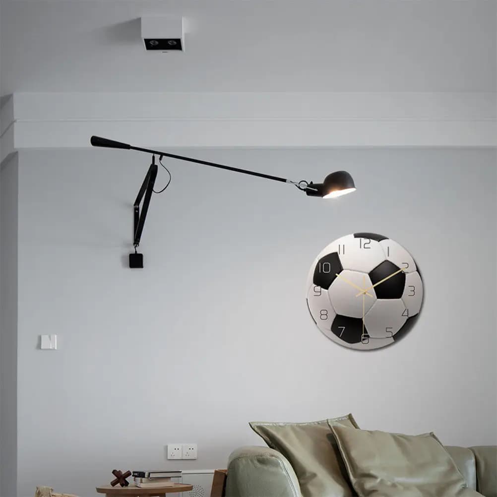 Orologio da Parete Stile Pallina da Golf, Movimento Silenzioso Moderno, Decorativo, Ideale per Soggiorno, Camera da Letto, Studio, Ufficio, Arte Murale per la Casa