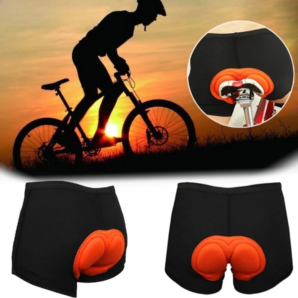 1Pcs Padded Cycling Shorts Men Women 3D Gel Silicone Bike Bicycle Motorcycle Underwear Breathable Moisture Wicking Summer Sport