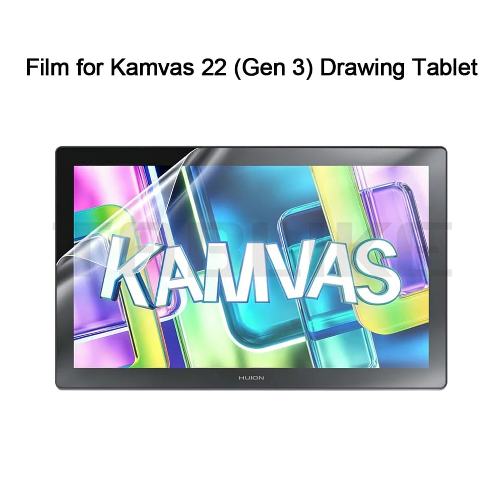Pellicola Protettiva Simil-Carta SOLO Compatibile con Tablet Grafico Huion Kamvas 22 (Gen 3) Pellicola Opaca/HD