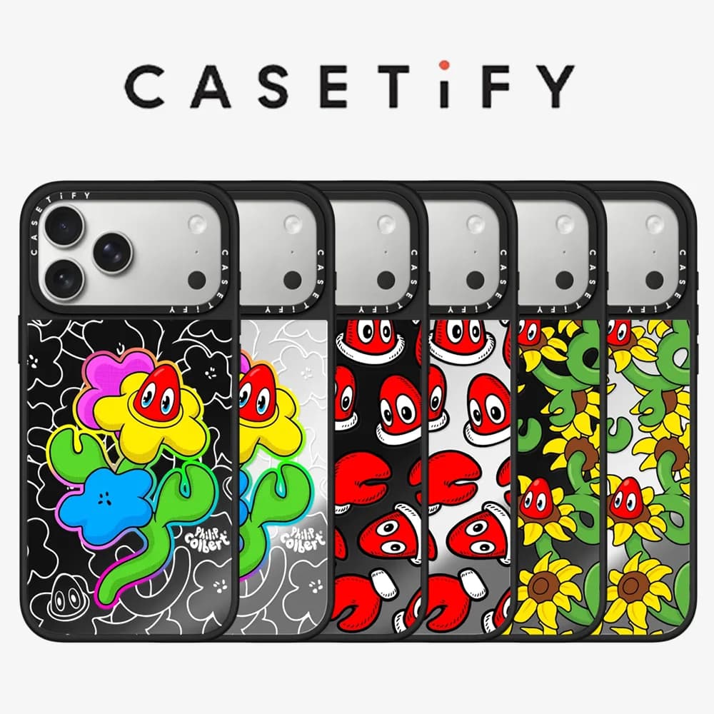 CASETiFY Philip Colbert Lobster City Series Phone Cases for iPhone 17 16 15 14 13 Pro Max Plus Air Magnetic Protect Cover