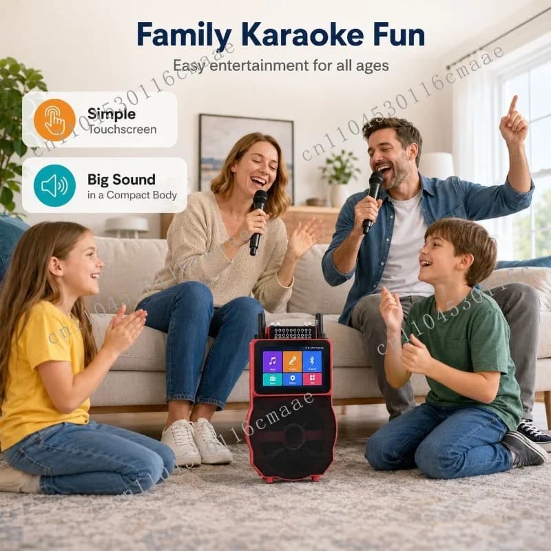 Video Playback Outdoor Portable Bluetooth Speaker Karaoke Machine Karaoke Bluetooth Speaker Export