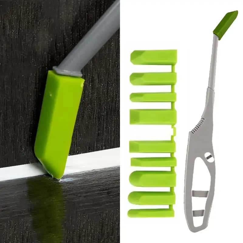 Raschietto sigillante multiangolo Strumento di riempimento per giunti angolari in plastica Raschietto per rimozione giunti per piastrelle Kit di riempimento giunti per piastrelle per pavimenti da cucina