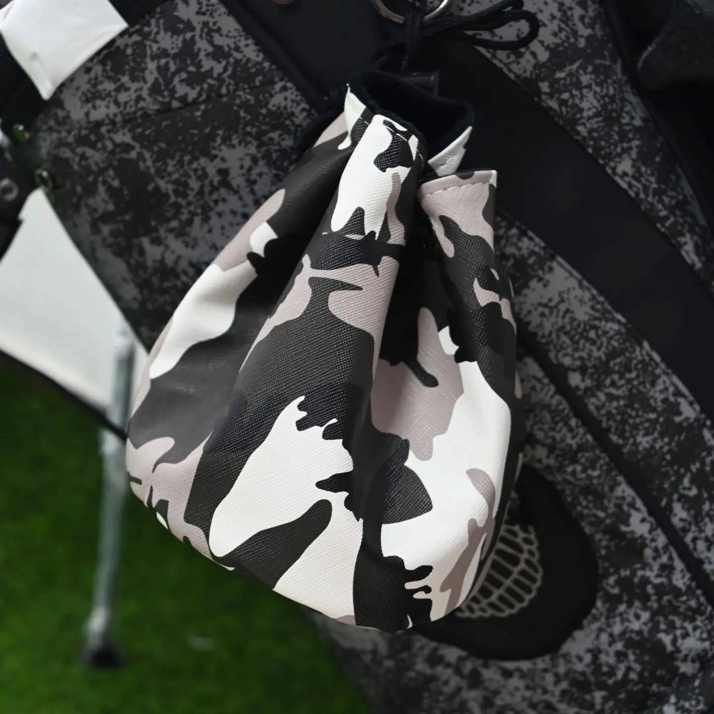 1pc Golf Tee Bag Pouch Camouflage Pouch With Drawstrings Golf Accessories Gift For Golf Fans Man Woman