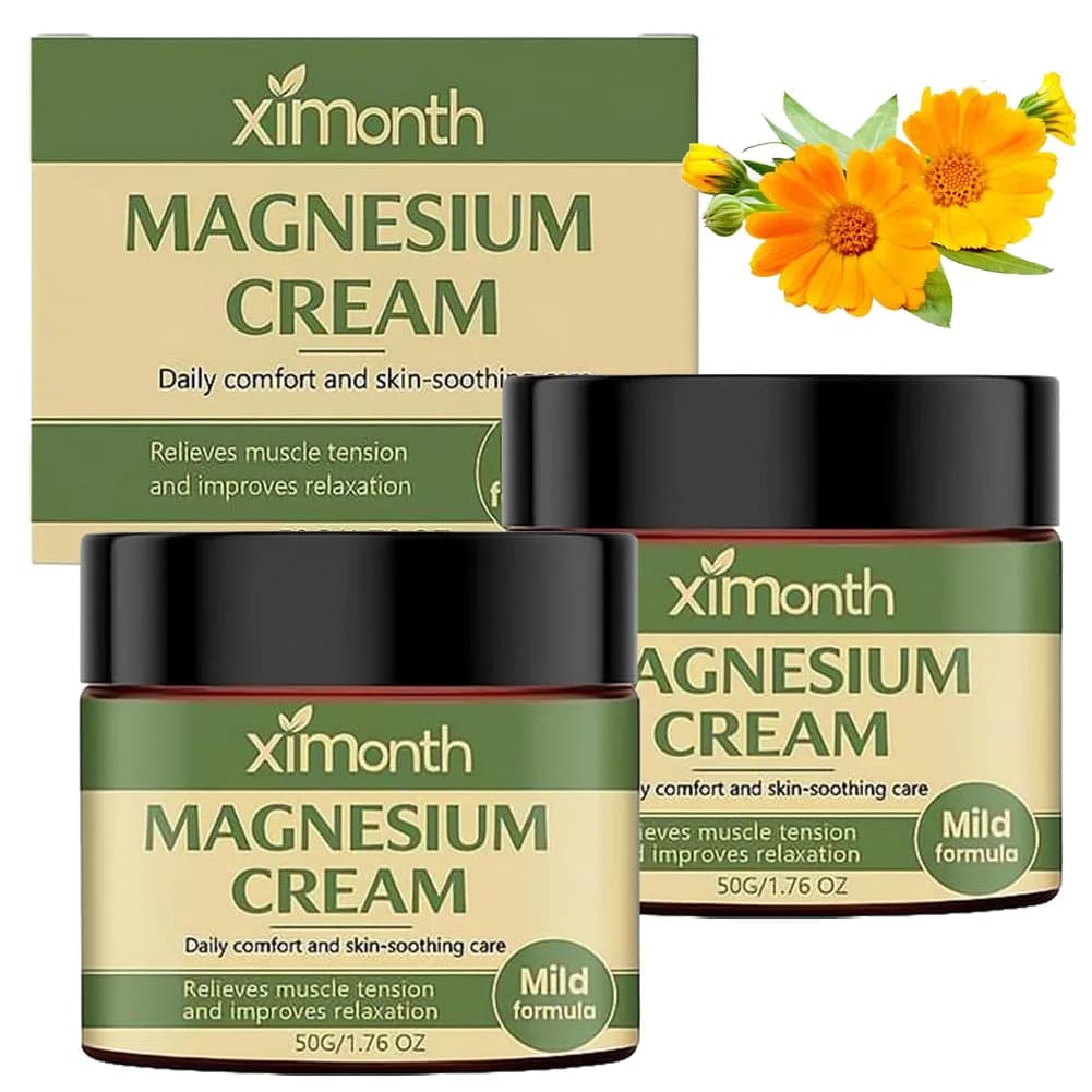 Magnesium Lenitive Cream for Total Sollievo, Magnesium Lotion with Arnica, MSN, Menthol, Rapid Absorption, Natural Cure of Articulations