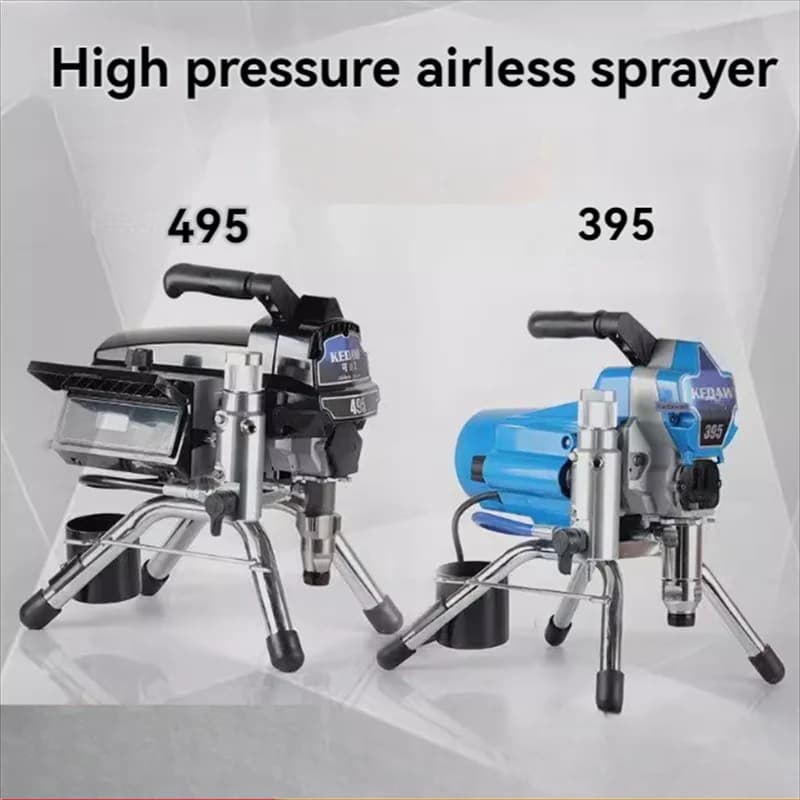 Electric Painting Sprayer Machine Airless Spray Gun 3000/2200W 3/2.5L Brushless Motor 395/495 Oil Painting Machine