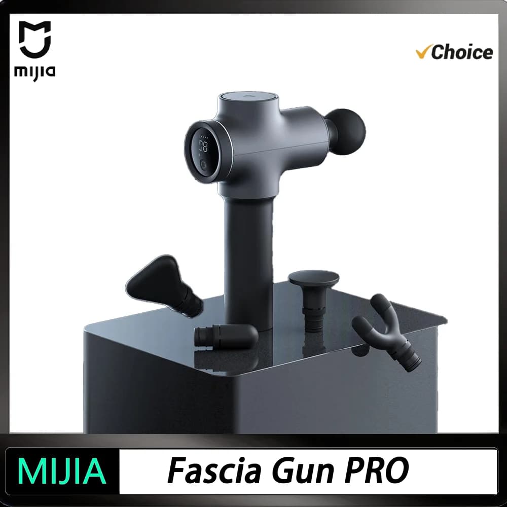 Mijia Fascial Gun Pro Massage Device Muscle Relaxation 35kg Thrust Intelligent Dual Mode Maximum 12 Gear Force Adjustment