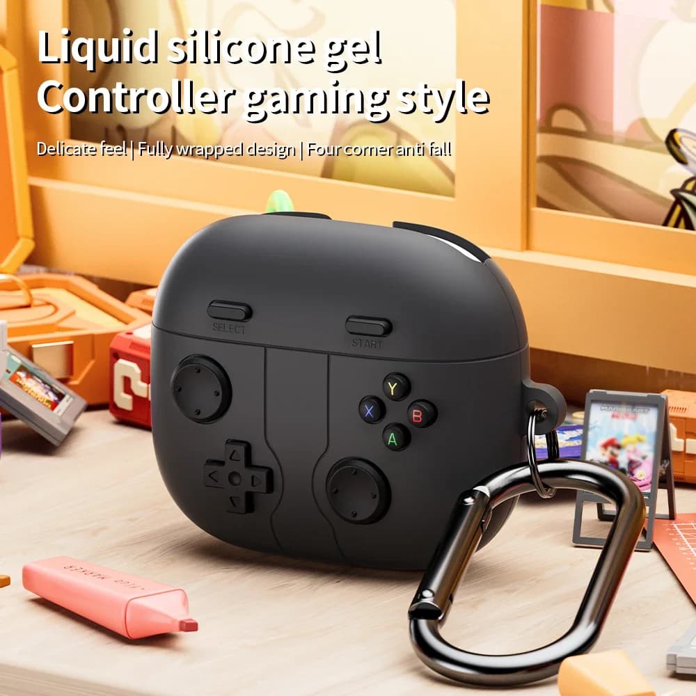 Cover per 2025 Beats Powerbeats Pro 2 Custodia con kit di pulizia Divertente cartone animato Console di gioco Custodia morbida in silicone per Power Beats Pro2