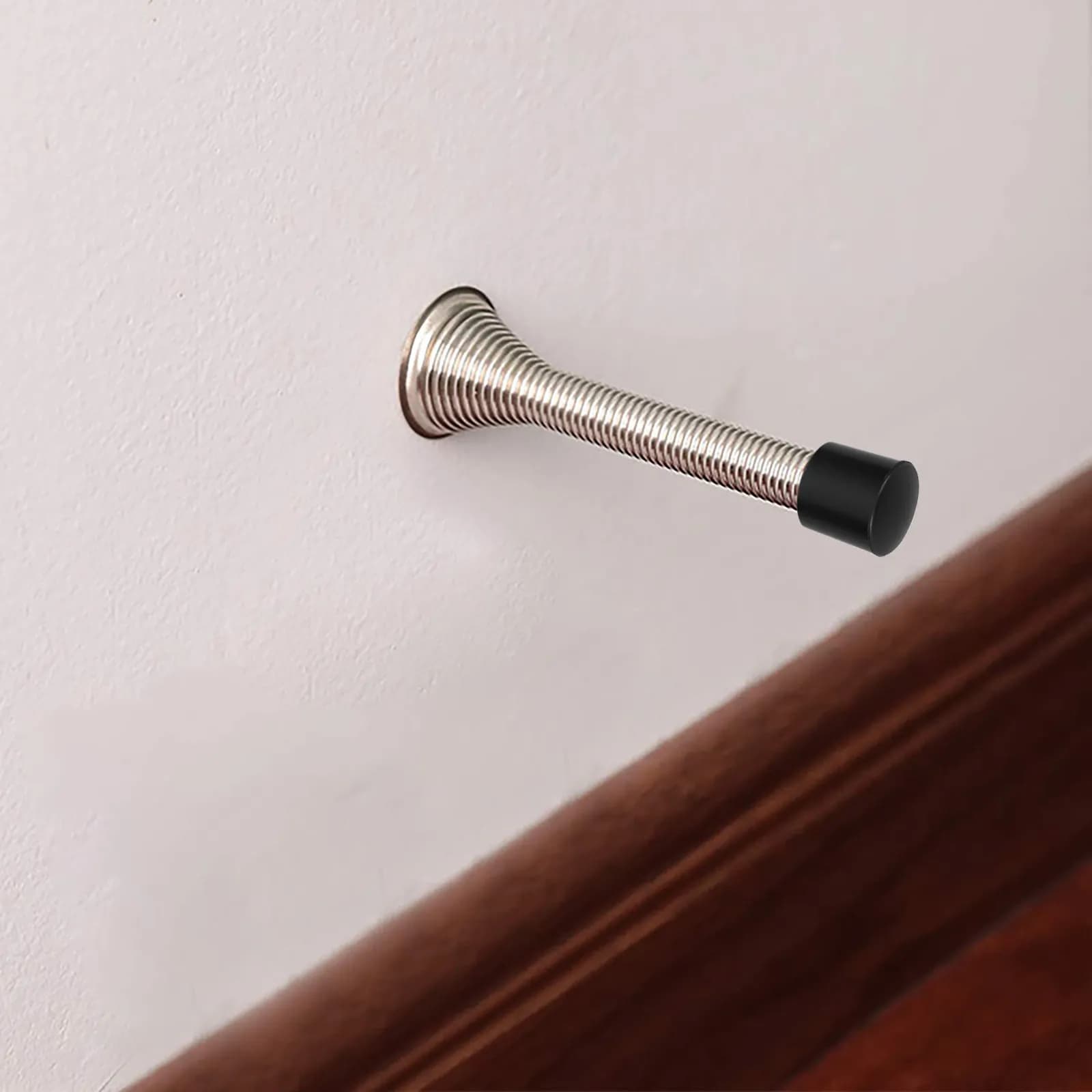 20 Pezzi Tappi Universali a Molla per Porta, Puntali di Ricambio in Plastica, Riduzione del Rumore, Protezione Parete, Facile Installazione, Fermaporta