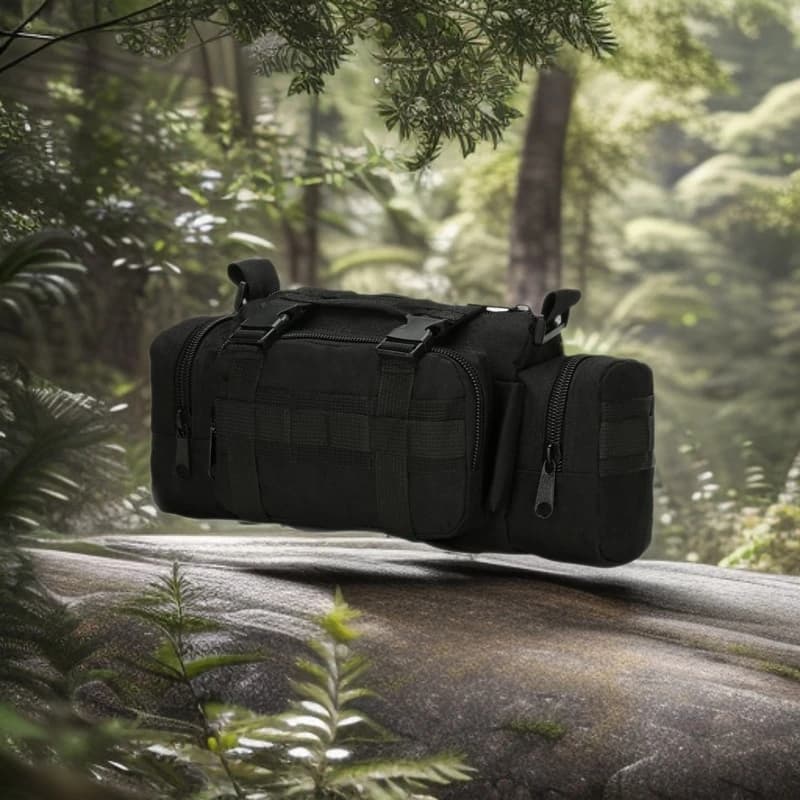 Multifunctional 3P Tactical Waist Pack Waterproof Running Belt Bag Fishing Hiking Cycling Outdoor Sports Fanny Pack for Men