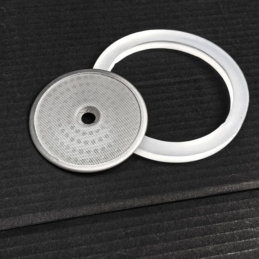 Stainless Steel Shower Screen And Silicone Seal Ring Set For Gemilai Espresso-Coffee Machine Brew Head Gasket Replacement Parts
