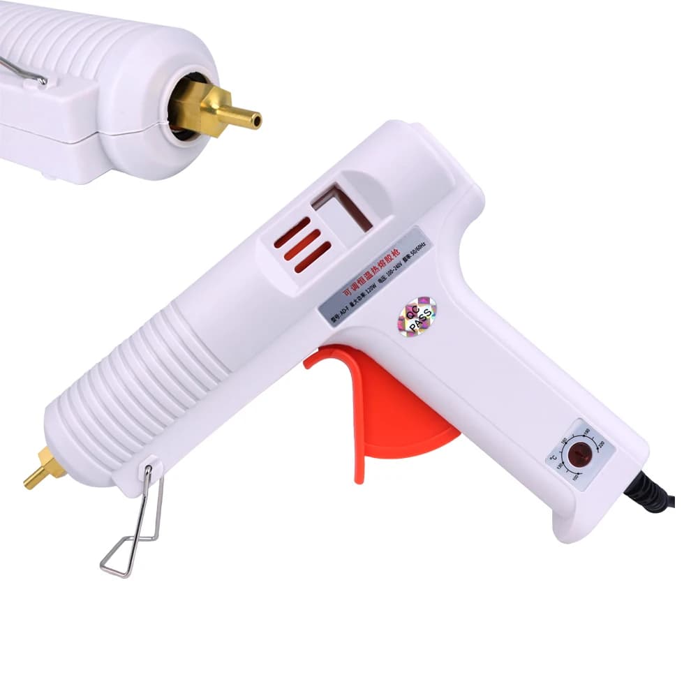 WENXING 120W pistola per colla a caldo pistola per colla ad alta temperatura regolabile strumento per la riparazione dell'innesto pistola termica AC100-240V per Stick di colla da 11mm