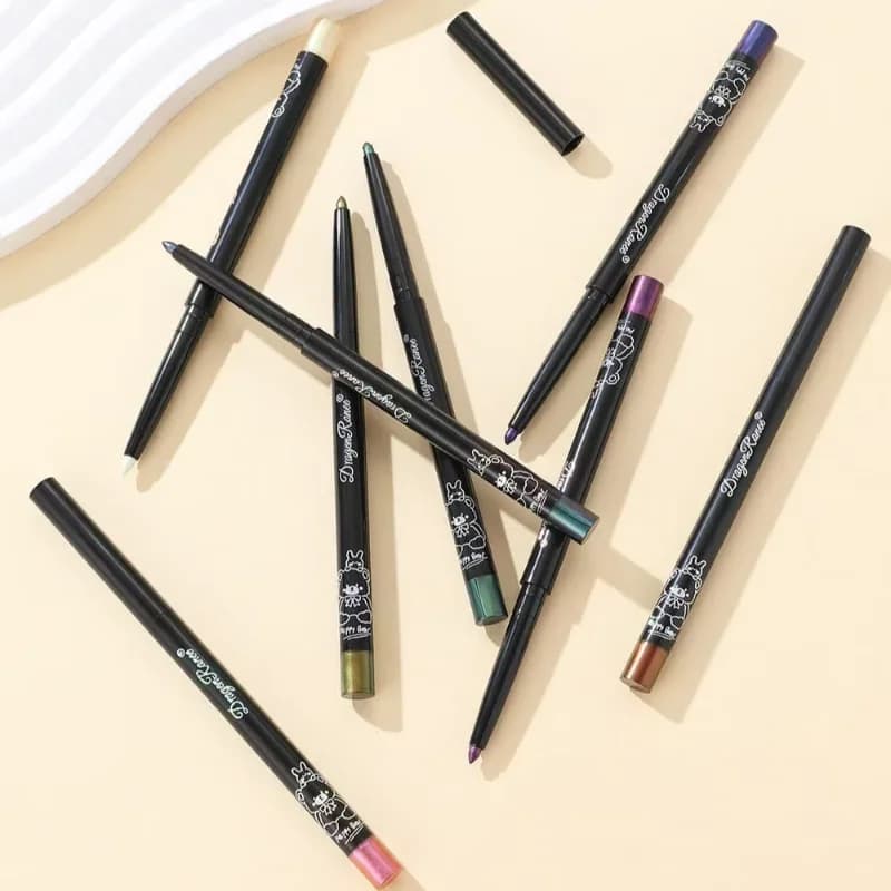 Multi Chrome Eye Liner Pen Lasting Shiny Metallic Eyeshadow Lying Silkworm Green Purple Makeup Pigment Glitter Eyeliner