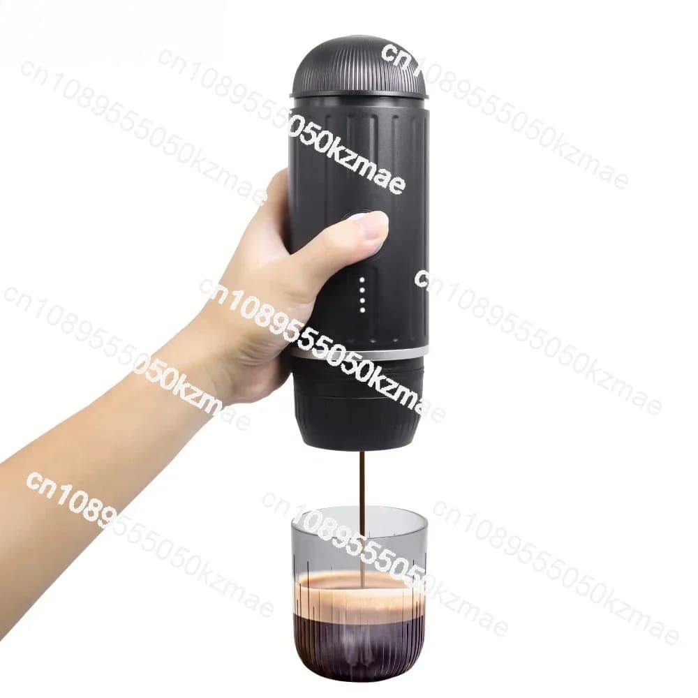 2-In-1 Portable Espresso Machine - Rechargeable Travel Coffee Machine Fully Automatic Mini Espresso Machine