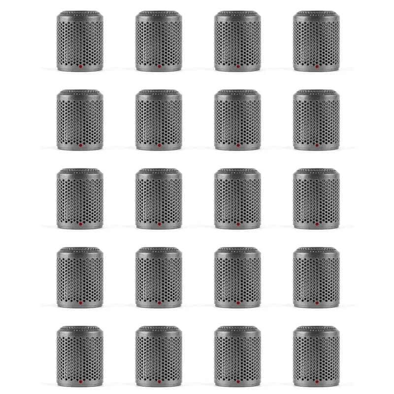 【Festival】20X Adatto per Asciugacapelli Dyson HD01 HD03 HD08, Copertura Filtro Esterno Antipolvere, Accessori per Aspirapolvere, Grigio Lucido