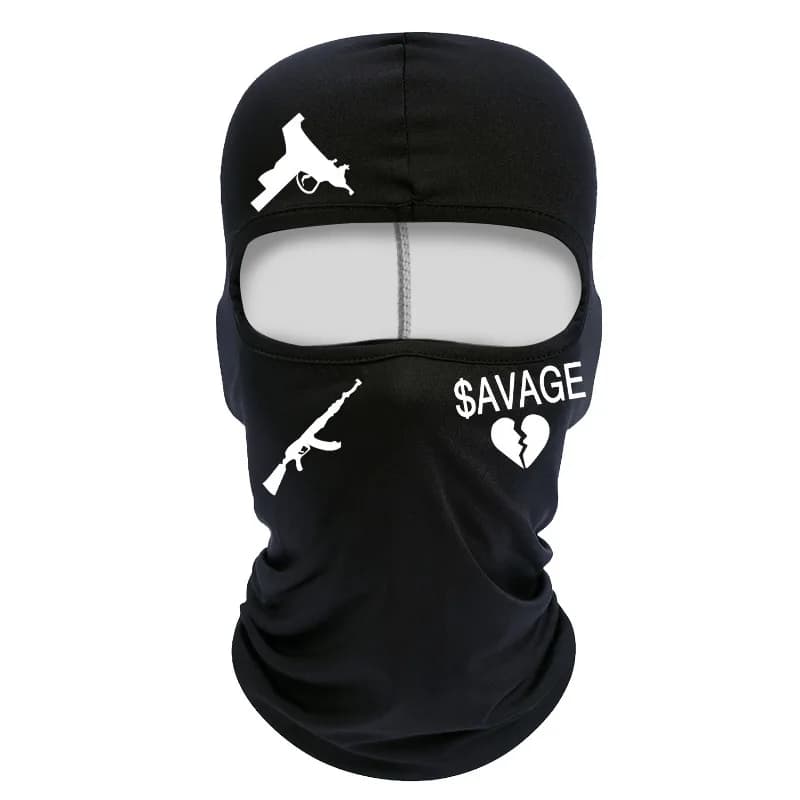 2 Pack Motorcycle Balaclava Full Face Mask Breathable Helmet Liner Windproof UV Protection for Cycling Ski