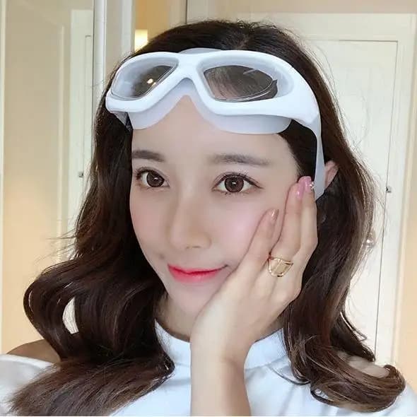 Sy9100 Shengyu swimwear with large frame, unisex, anti-fog, wide-angle, 200g, with nose clip and ear plugs