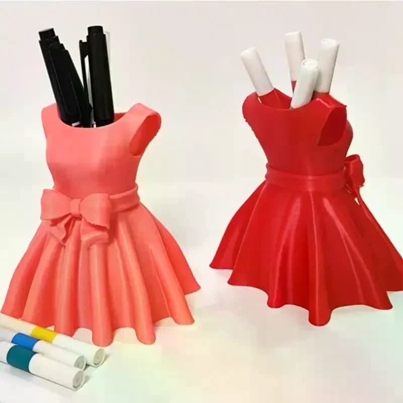 Organizzatore da scrivania per abbigliamento - Portapenne e porta pennelli trucco multifunzionale, espositore artistico per l'arredamento dell'ufficio e del vano toilette