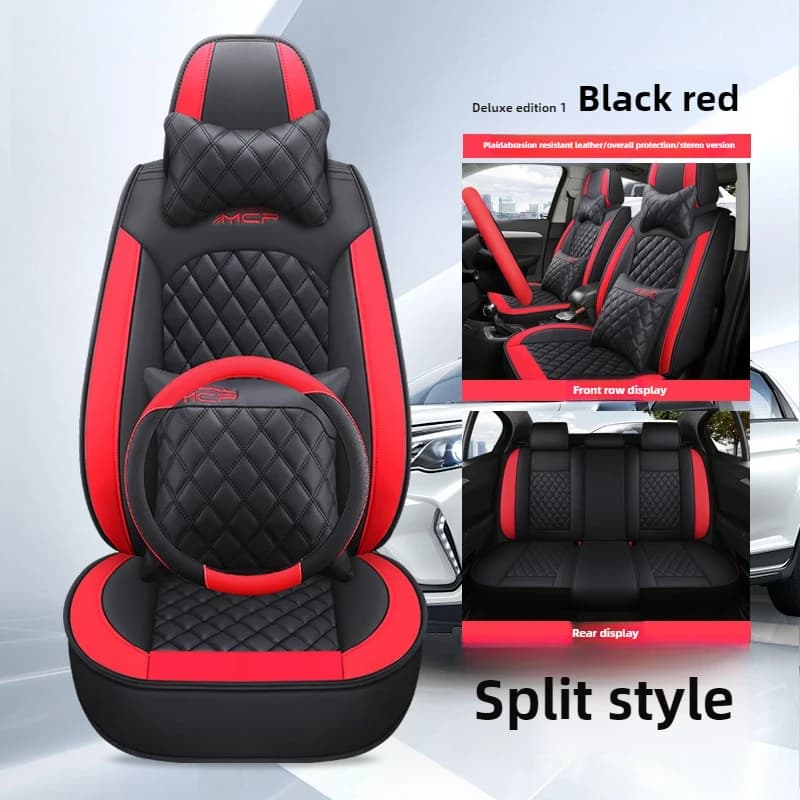 Universal Car Seat Cover for Chery OMODA 5 Tiggo 5 Tiggo 7 Tiggo 8 PLUS Jaecoo J7 PU Leather Interior Accessories