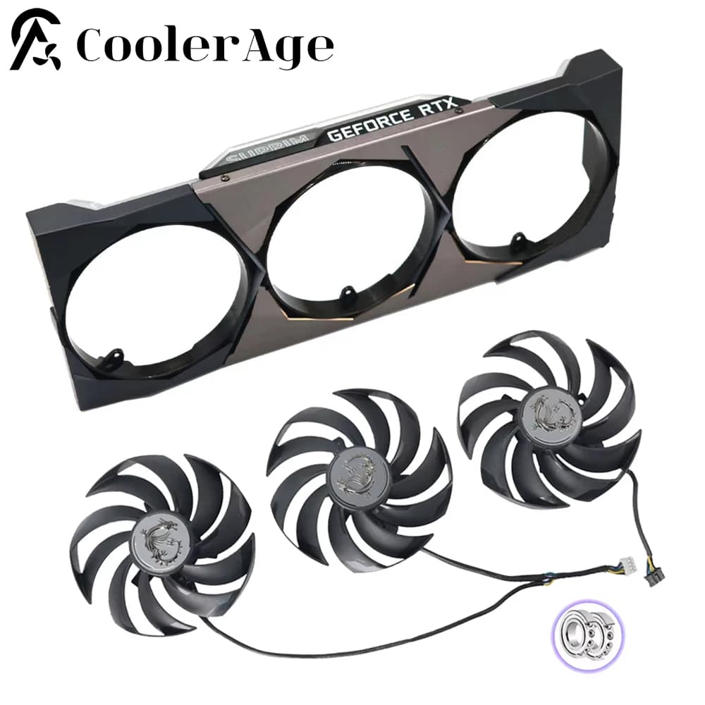 Ventola della scheda video per MSI GeForce RTX 3070 3080 3090 3070Ti 3080Ti 3090Ti SUPRIM X 95MM PLD10010B12HH Ventola di ricambio della scheda grafica