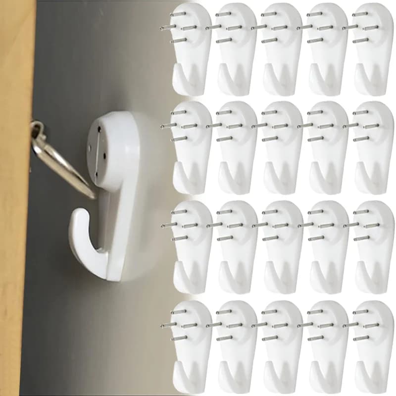Non-Trace Picture Hooks Invisible Nail Screws Mirror Clock Hanging Hanger Photo Frames Fixing Concrete Drywall Hook Hardware